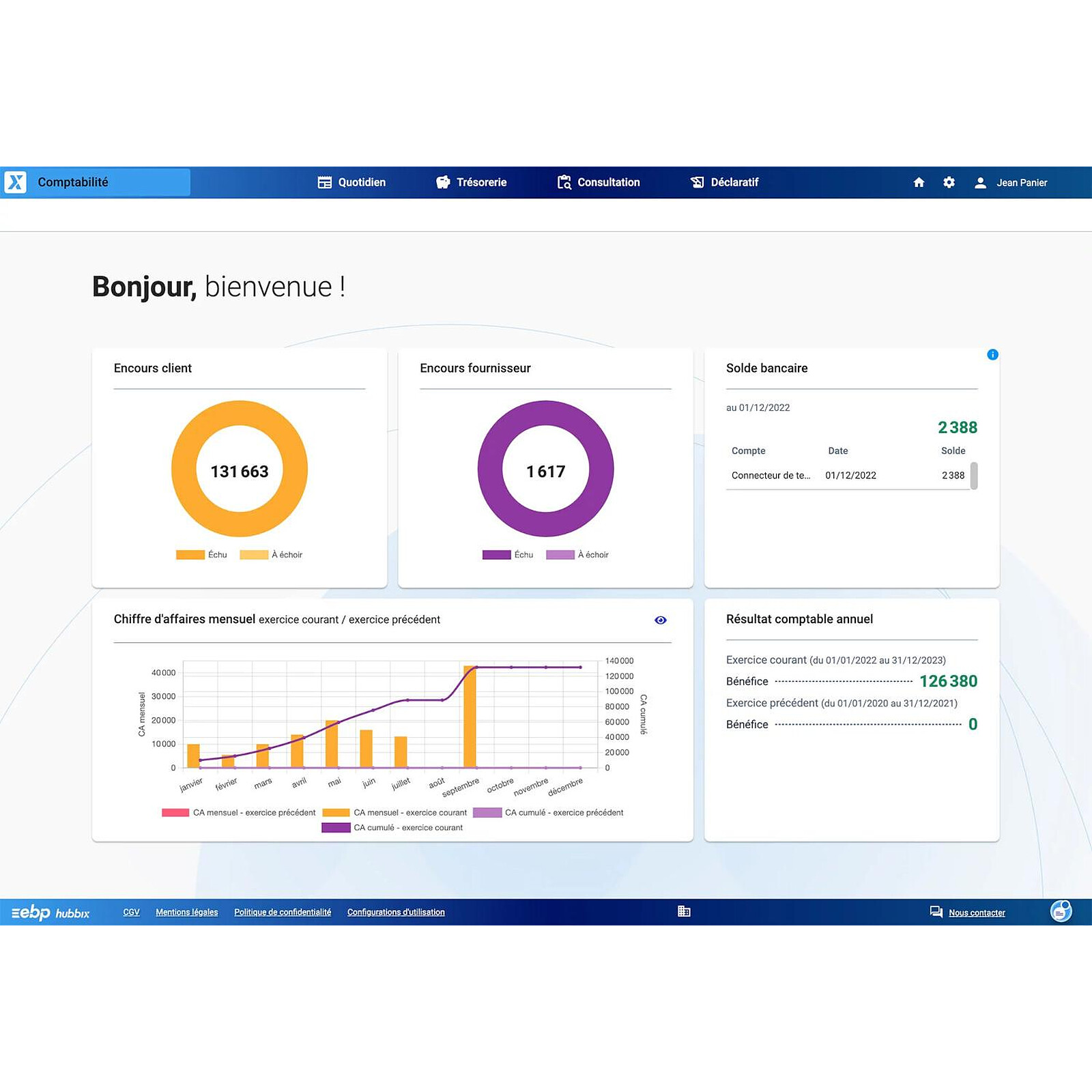 EBP Hubbix Comptabilité en ligne (Full Web) - Abonnement Annuel – Image 2