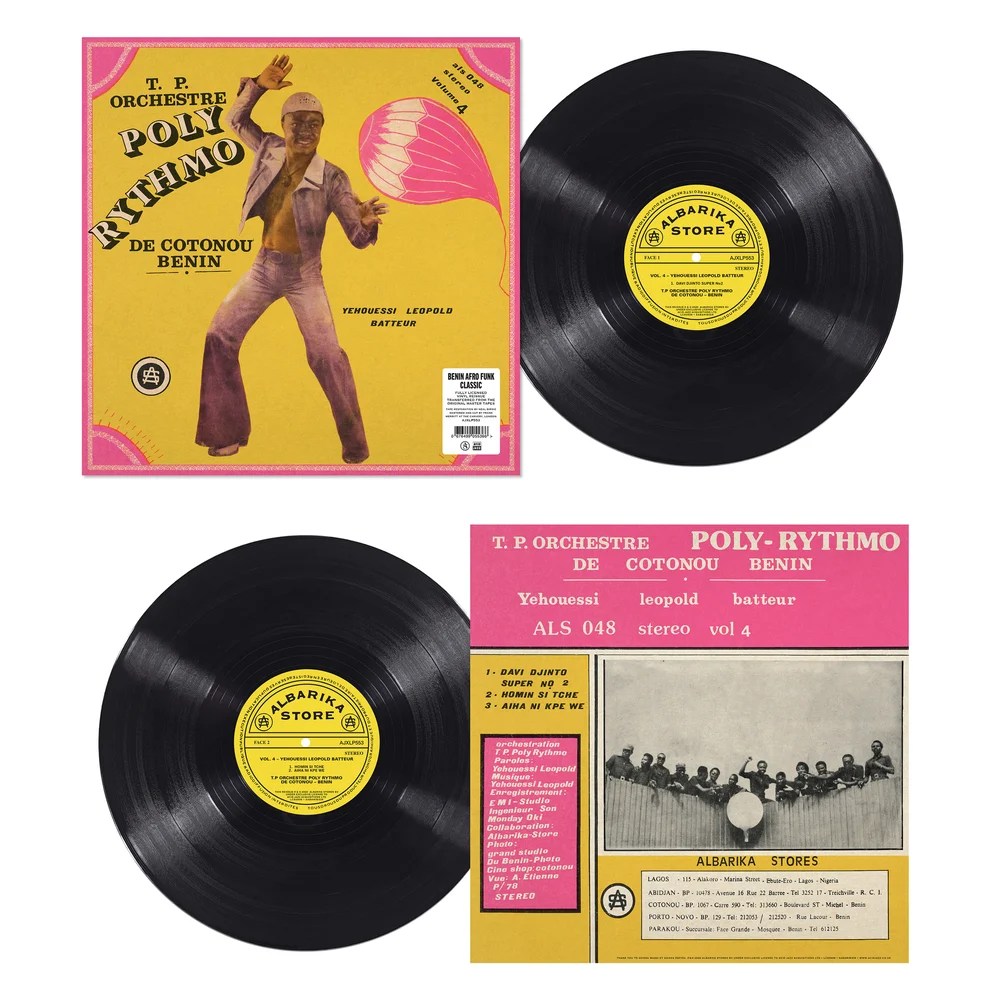 T.P. Orchestre Poly-Rythmo De Cotonou –Benin 'Vol. 4 - Yehouessi Leopold Batteur' - Image 2