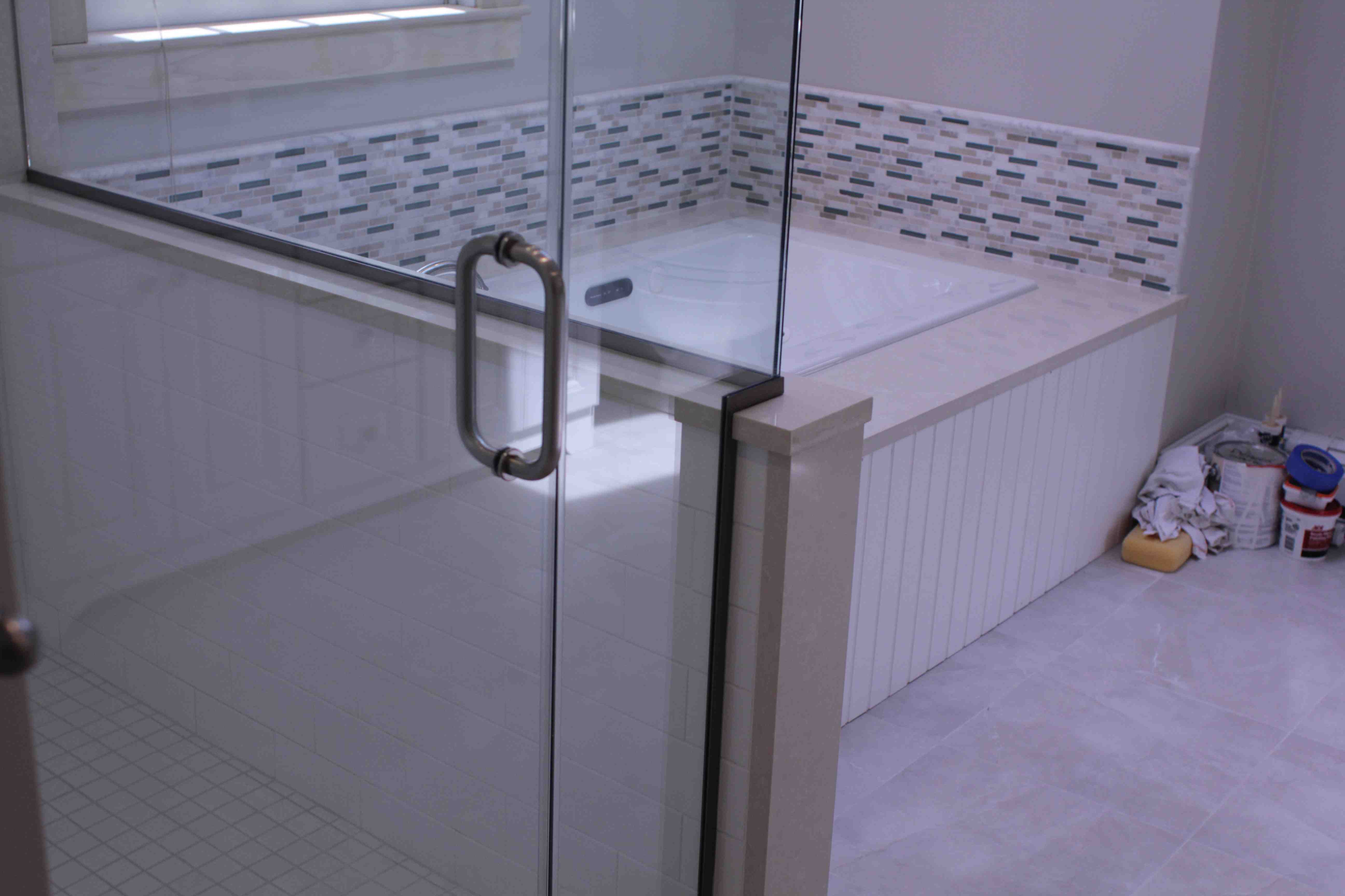How to install a frameless shower enclosure