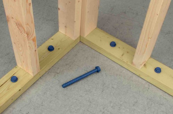 Tapcon® concrete screws are probably the it is important to consider what base material the furring strip or 2x4 will be attached to before installation. Large Diameter Tapcons - A Concord Carpenter