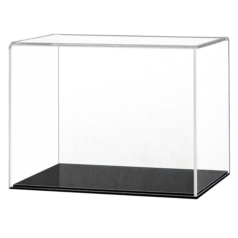 Custom Size Clear Acrylic Display Box with White Acrylic Base