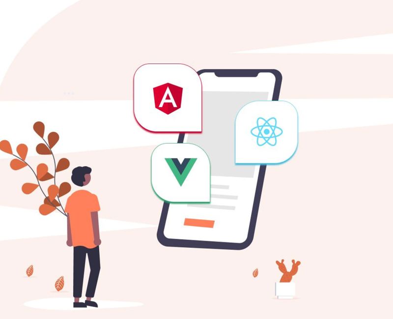 Bsg Comparing Front End Frameworks React Vs Vue Vs Angular - Premium Abstract Photo Gallery - Desktop