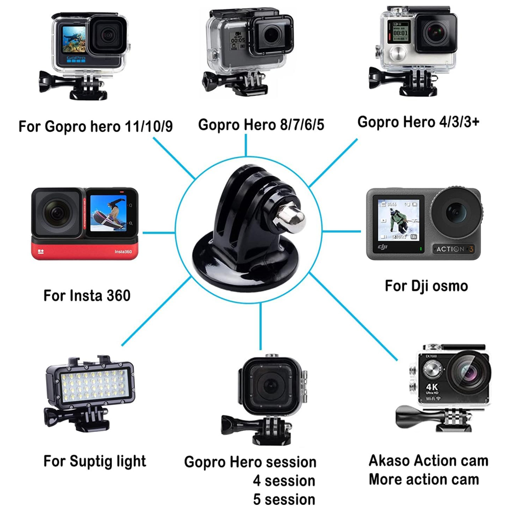 Tripod Adapter Mount and Screw Kit Accessories Compatible with
