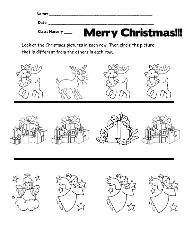 same and different worksheets activity shelter