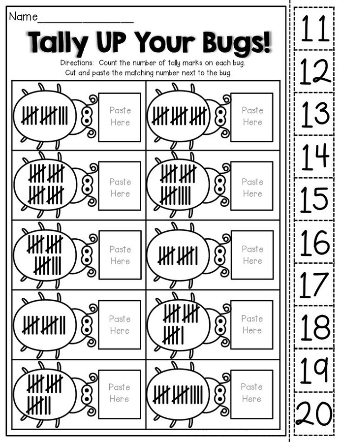 tally mark worksheets to print activity shelter