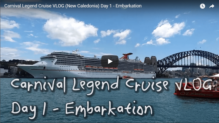 Carnival Legend Embarkation Day