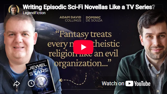 youtube thumbnail Writing Episodic sci-fi Novellas likea TV series?