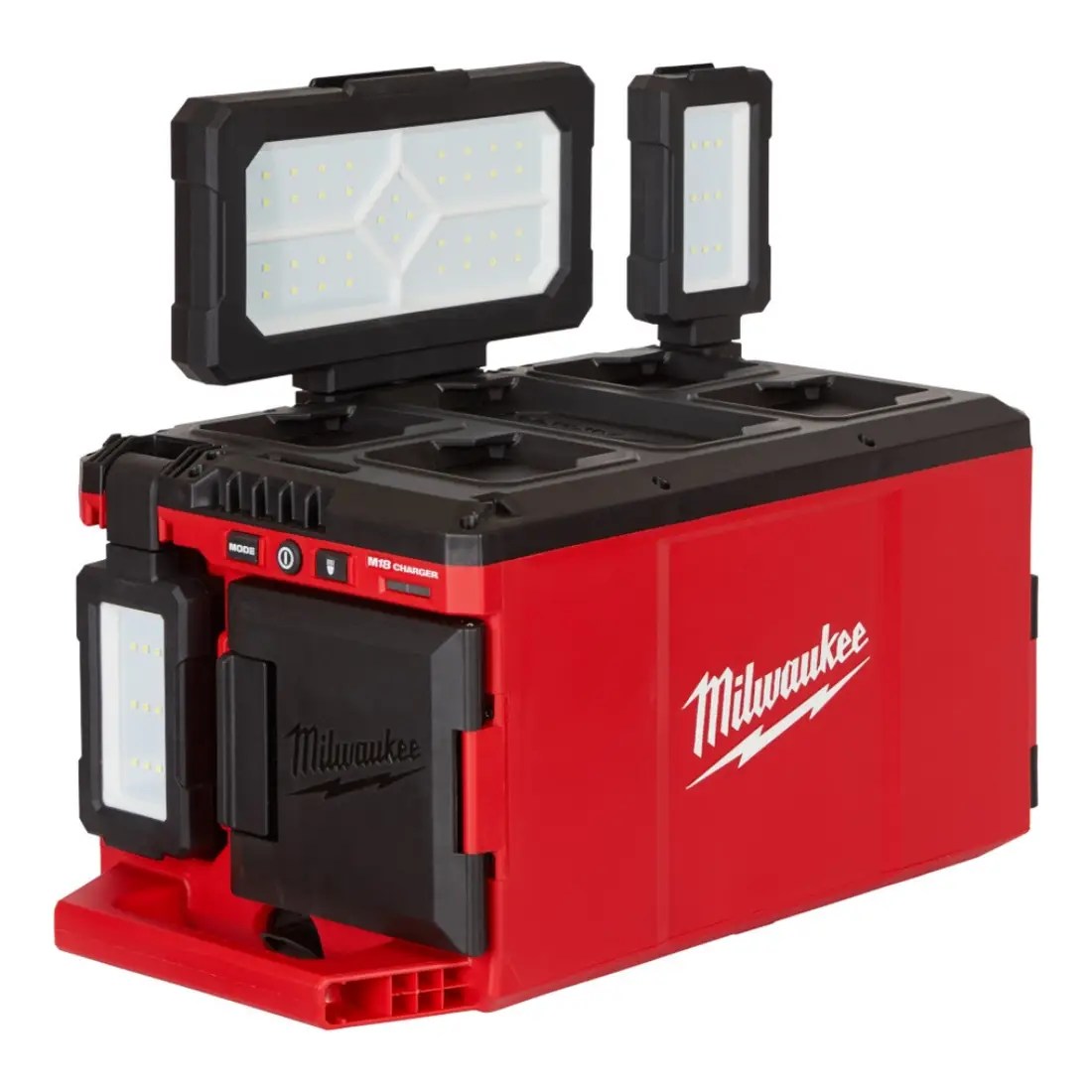 Milwaukee 2357-20 M18 18V Lithium-Ion Cordless PACKOUT Light / Charger - Tool Only