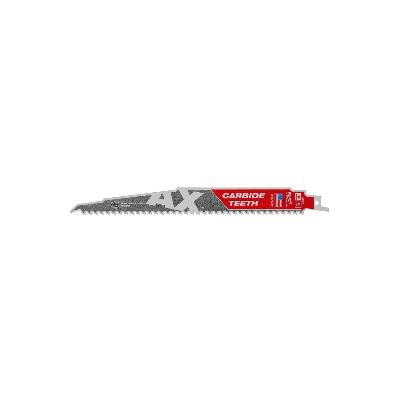 Milwaukee 48-00-5226 9 in. 5TPI The Ax with Carbide Teeth SAWZALL Blade