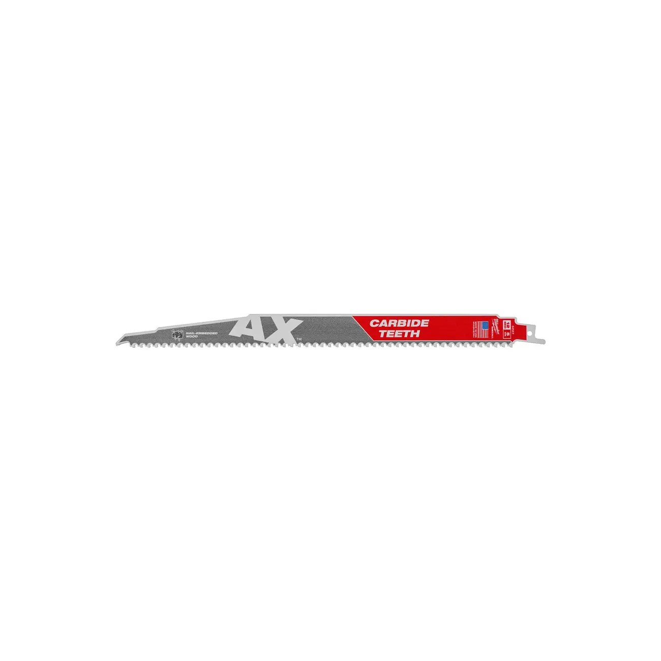Milwaukee 48-00-5227 12 in. 5TPI The Ax with Carbide Teeth SAWZALL Blade