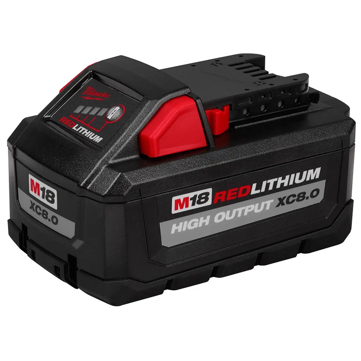 Milwaukee 48-11-1880 M18 18 Volt Lithium-Ion Cordless REDLITHIUM HIGH OUTPUT XC8.0 Battery