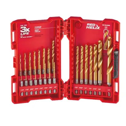 TITANIUM DRILL BIT SET - 23 PIECE