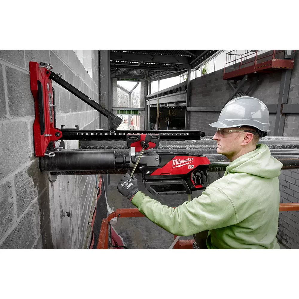 Milwaukee MXF301-2CP MX FUEL Lithium-Ion Cordless Handheld Core Drill In Use