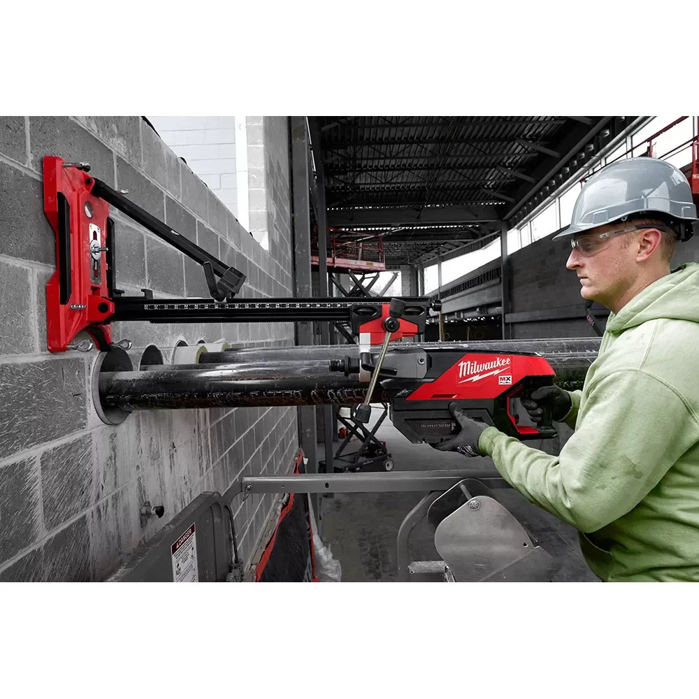 Milwaukee MXF301-2CP MX FUEL Lithium-Ion Cordless Handheld Core Drill In Use