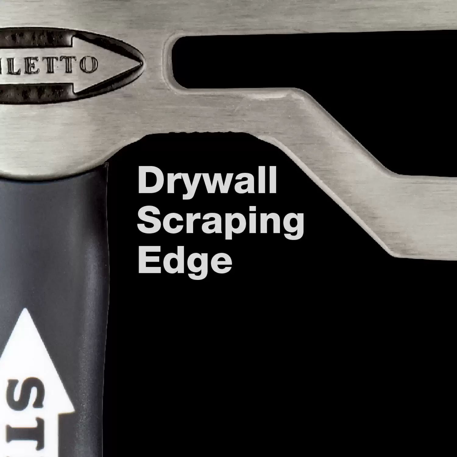 Stiletto DRYAXE9-F 9 oz Titanium Drywall Hatchet with 13" Fiberglass Handle