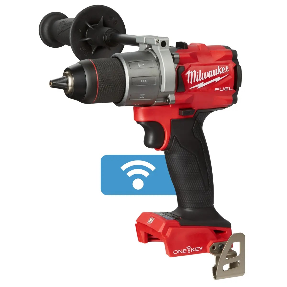 Milwaukee 2806-20 M18 FUEL 18 Volt Lithium-Ion Brushless Cordless 1/2 in. Hammer Drill with One Key - Tool Only