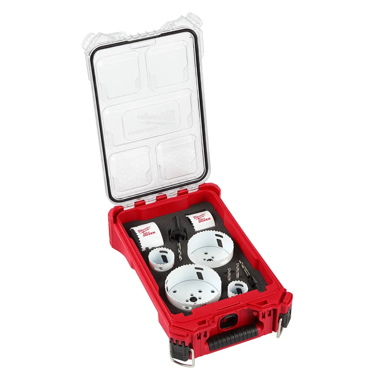 10PC HOLE SAW KIT W/ PACKOUT COMPACT ORGANIZER