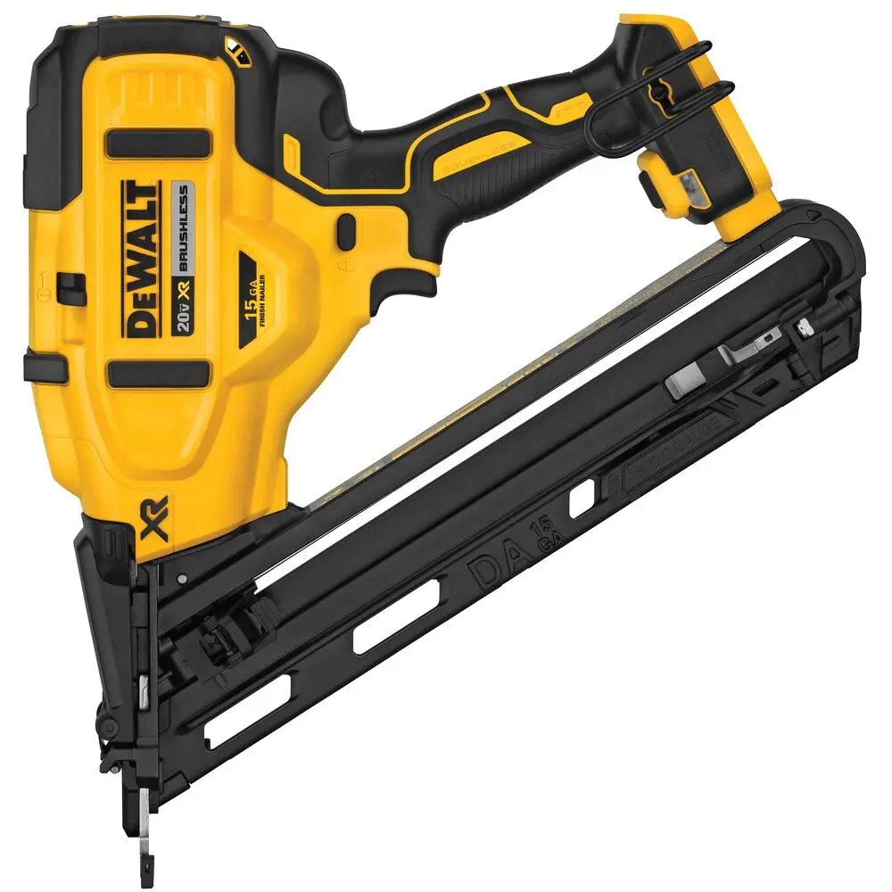 DEWALT DCN650B 20V MAX XR, 15 GAUGE "DA" ANGLED FINISH NAILER - TOOL ONLY