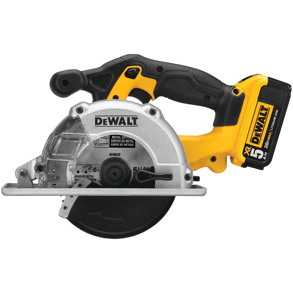 Dewalt DCS373P2 20V MAX LI-ION METAL CUTTING SAW (5.0AH) W/ 2 BATTERIES AND KIT BOX