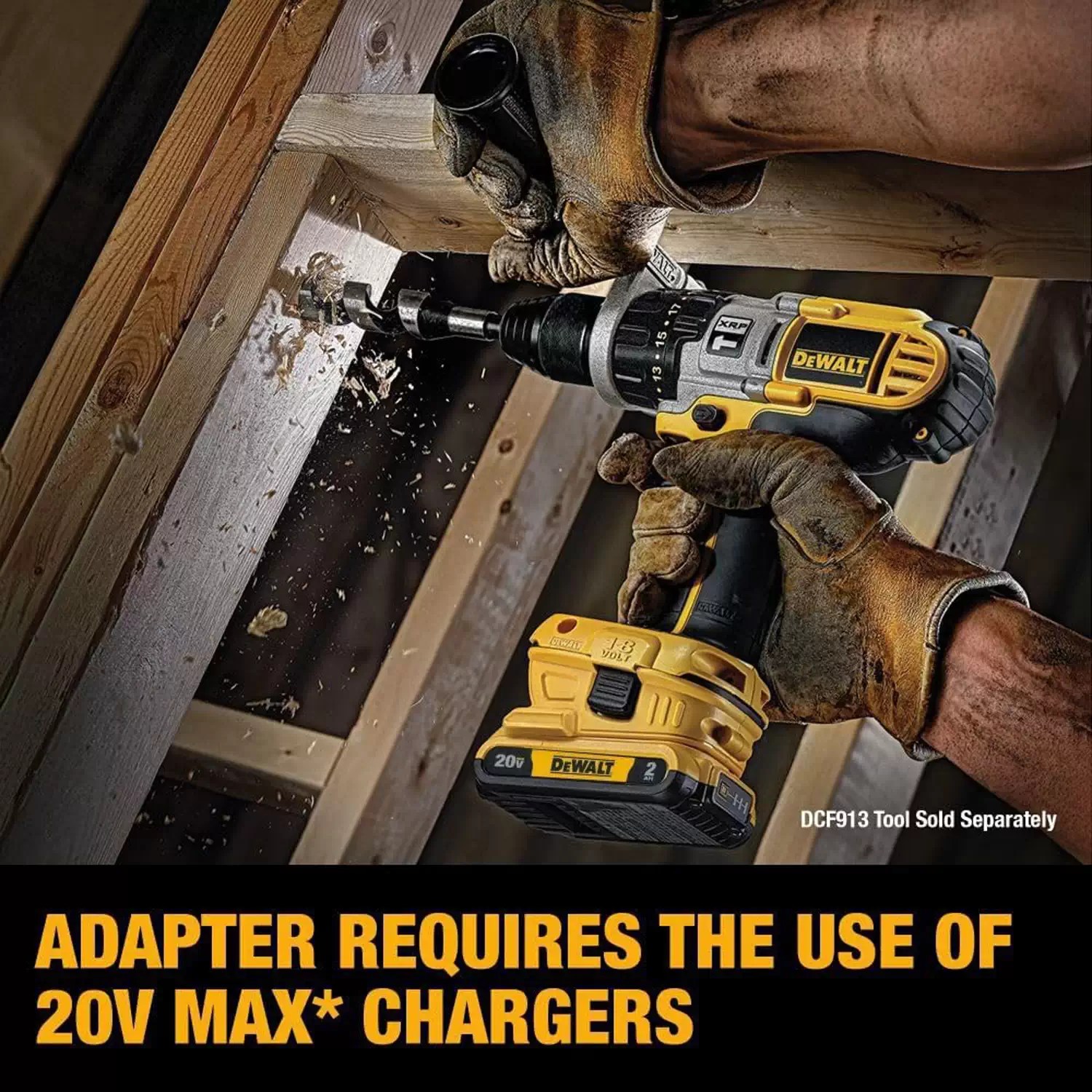 Dewalt DCA2203C 20V MAX to 18V Battery Adapter Kit W/ 2 DCB203 (2.0AH) & Charger