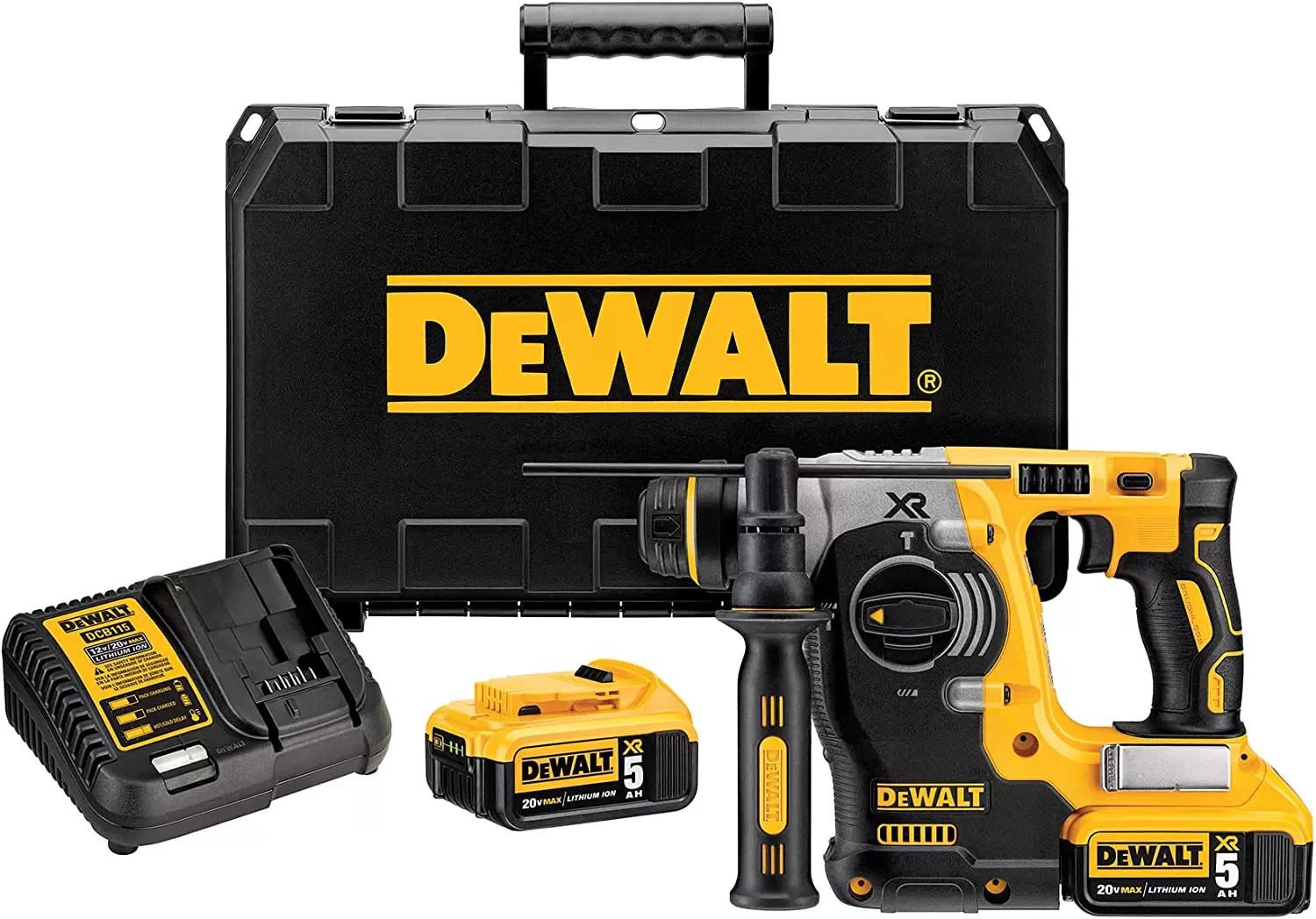 Dewalt DCH273P2 20V MAX XR Brushless 3 Mode SDS Rotary Hammer Kit (5.0AH)