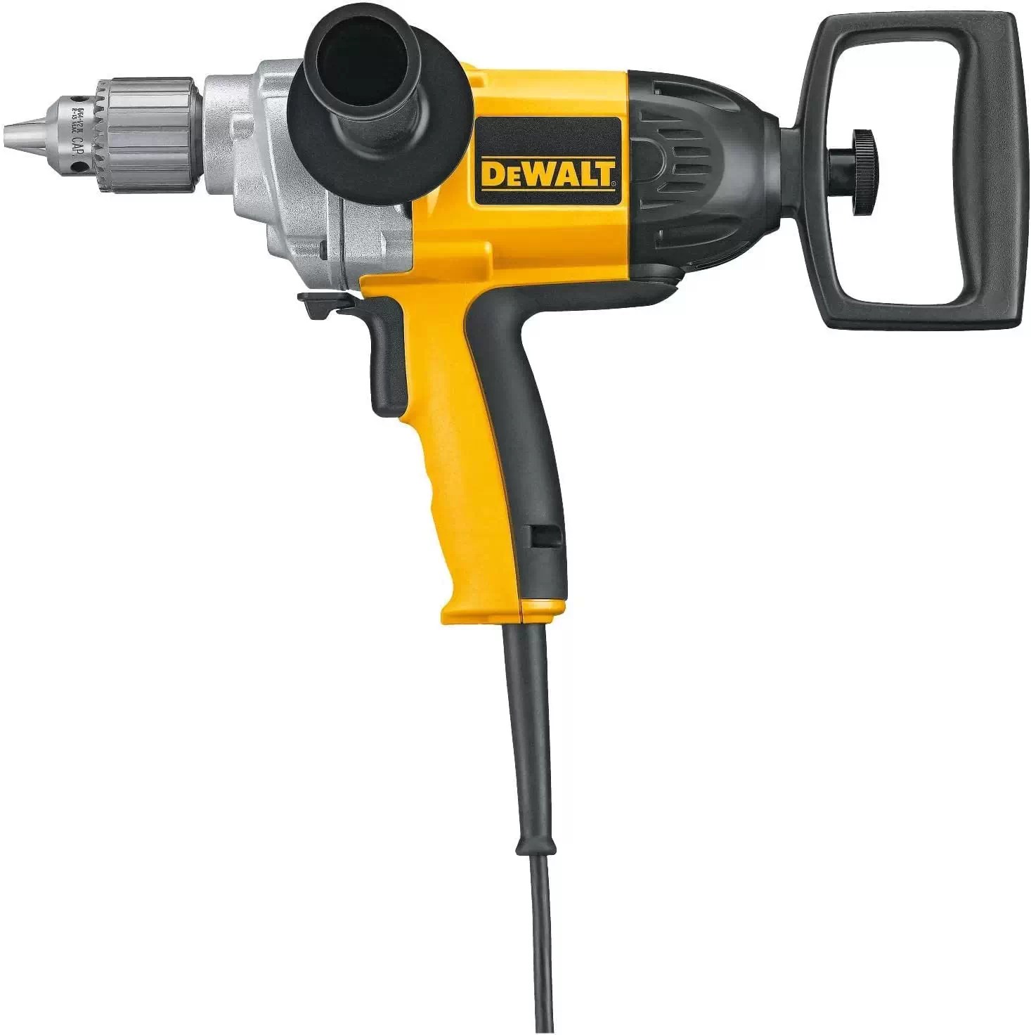 Dewalt DW130V Corded 1/2" VSR 0-550 RPM Spade Handle Drill, 9.0A , Keyed Chuck