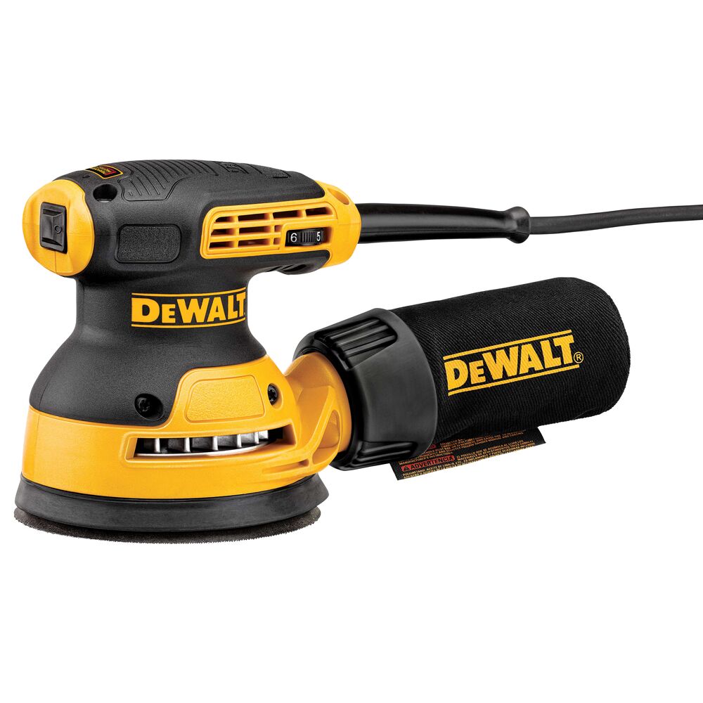 Dewalt DWE6423K 5" VS ROS WITH HOOK & LOOP PAD AND DUST COLLECTION W/ BAG