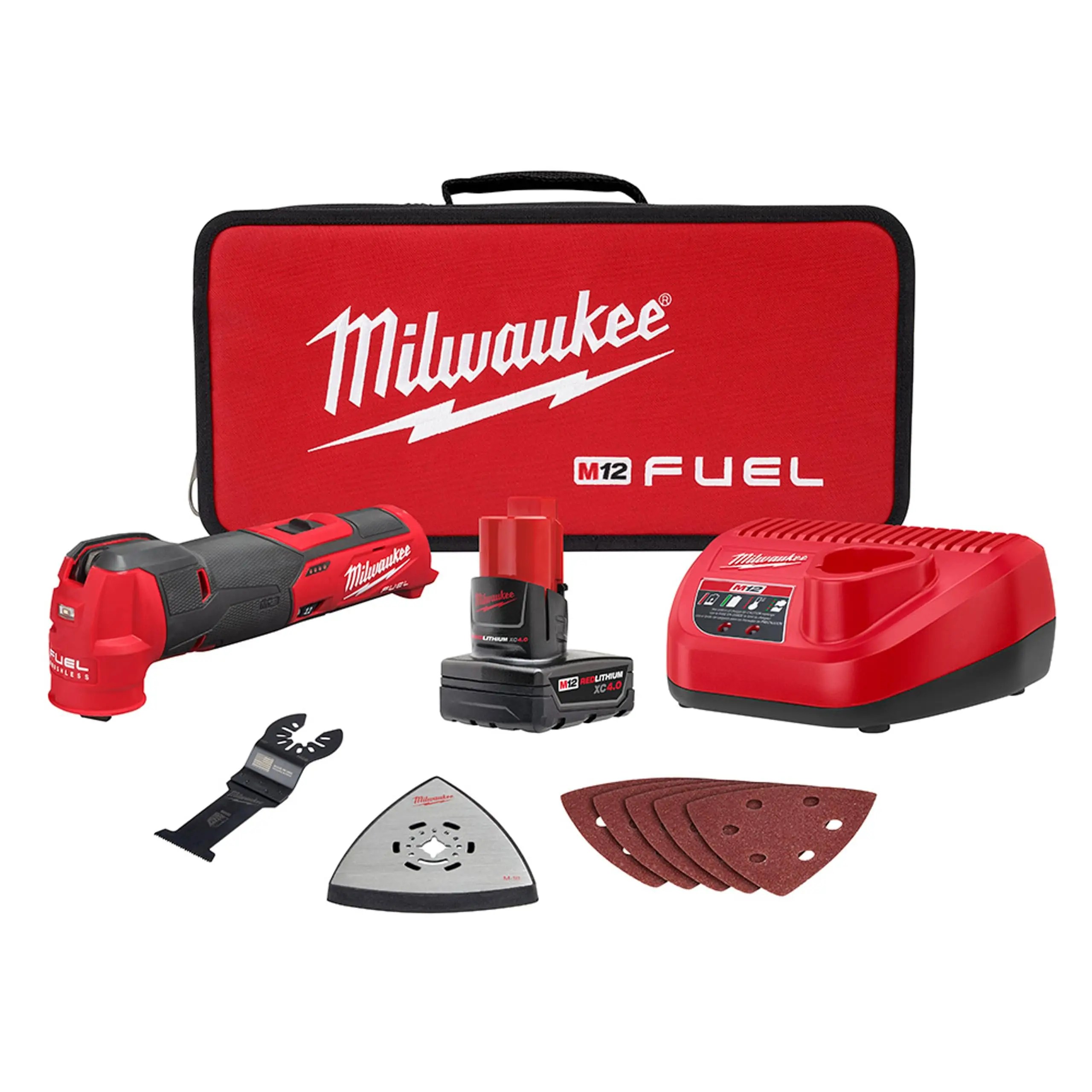 Milwaukee 2526-21XC M12 FUELOscillating Multi-Tool Kit