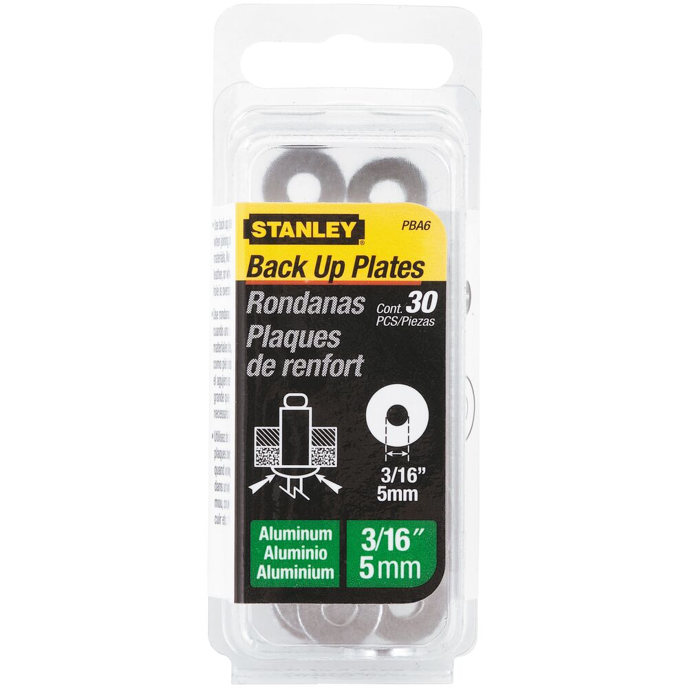 Stanley PBA6 OT RIVT PLATE 30PK