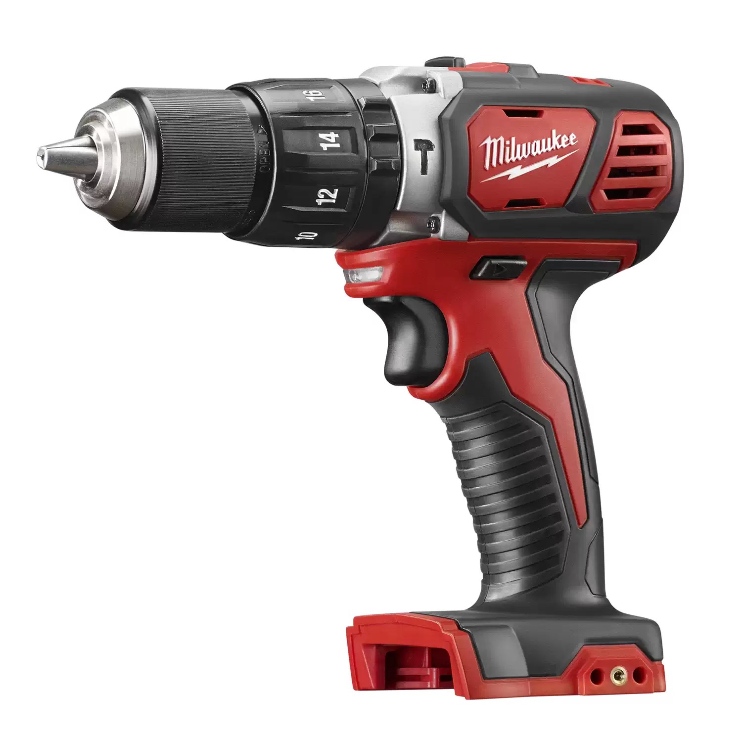 Milwaukee 2607-20 M18 18 Volt Lithium-Ion Cordless Compact 1/2 in. Hammer Drill Driver - Tool Only