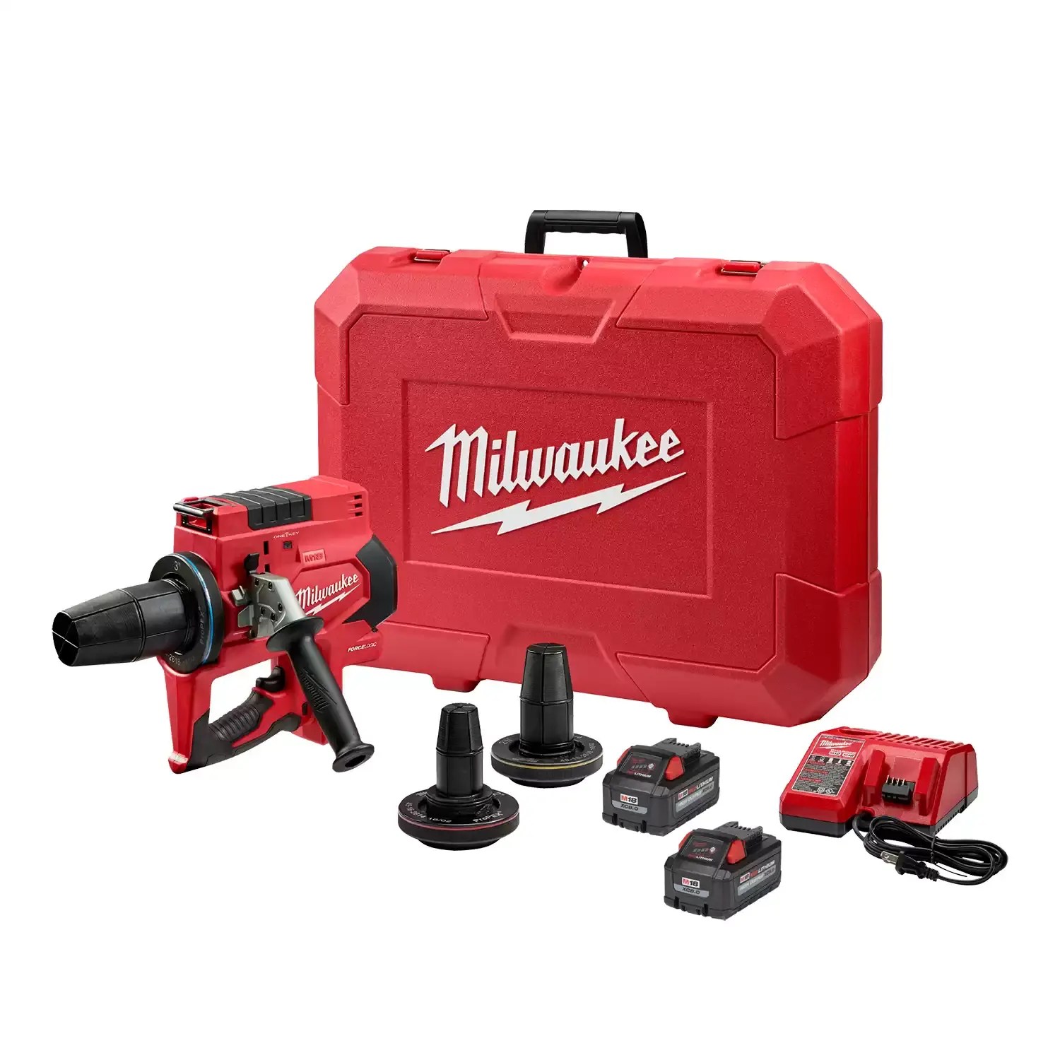 Milwaukee 2633-22HD M18 18 Volt Lithium-Ion Cordless FORCE LOGIC 2 in. - 3 in. ProPEX Expansion Tool Kit