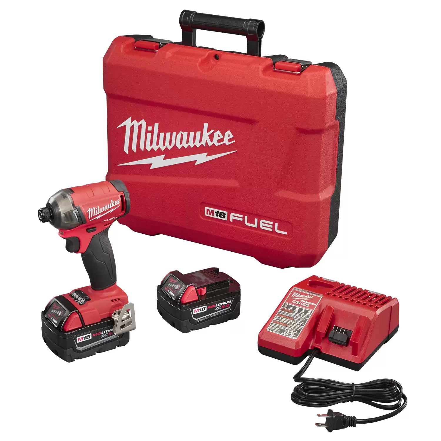 Milwaukee 2760-22 M18 FUEL 18 Volt Lithium-Ion Brushless Cordless SURGE 1/4 in. Hex Hydraulic Driver Kit