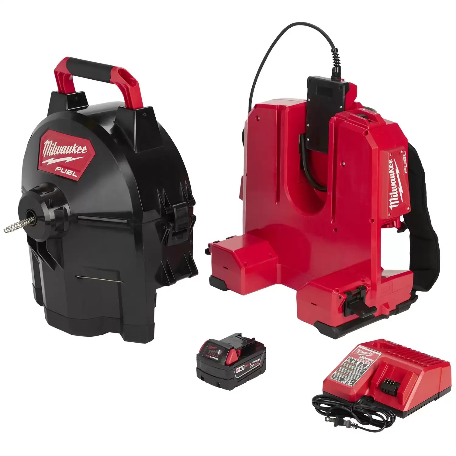 Milwaukee 2775A-211 M18 FUEL 18 Volt Lithium-Ion Brushless Cordless Switch Pack Sectional Drum System Kit-A