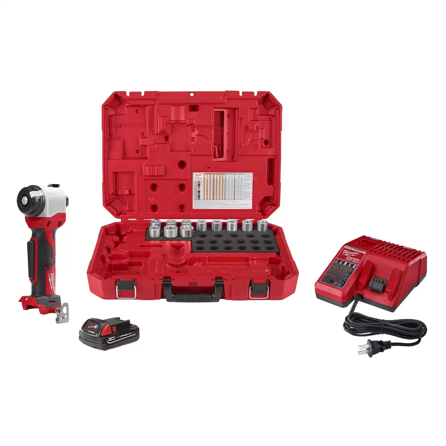Milwaukee 2935AL-21 M18 18 Volt Lithium-Ion Cordless Cable Stripper Kit for Al THHN/XHHW