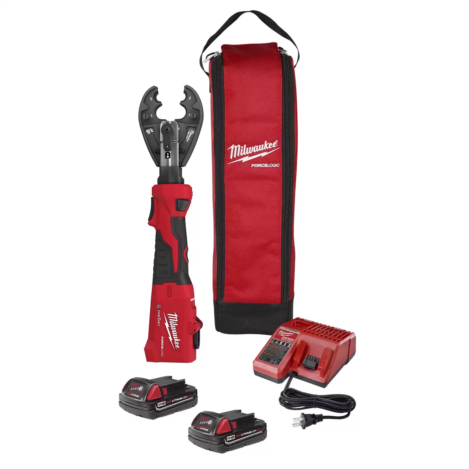 Milwaukee 2978-22BG M18™ FORCE LOGIC™ 6T Linear Utility Crimper Kit