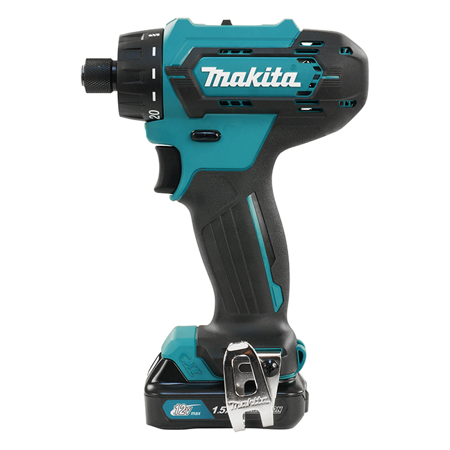 Makita DF033DWYE 12V MAX CXT Cordless 1/4" Hex Driver Drill 1.5Ah Kit