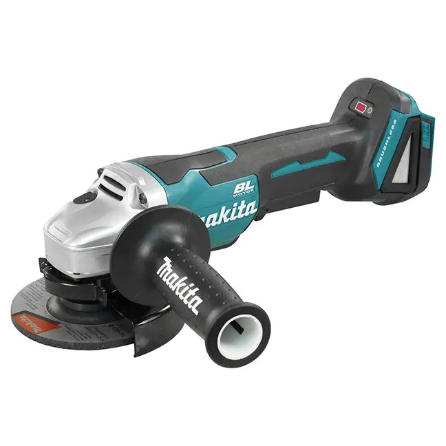 Makita DGA455Z 18V LXT Cordless Brushless 4-1/2" Angle Grinder, Paddle Switch (Tool Only)