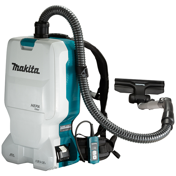 Makita DVC660ZX 18Vx2 LXT Cordless Brushless 6.0L Backpack Cleaner (Tool Only)