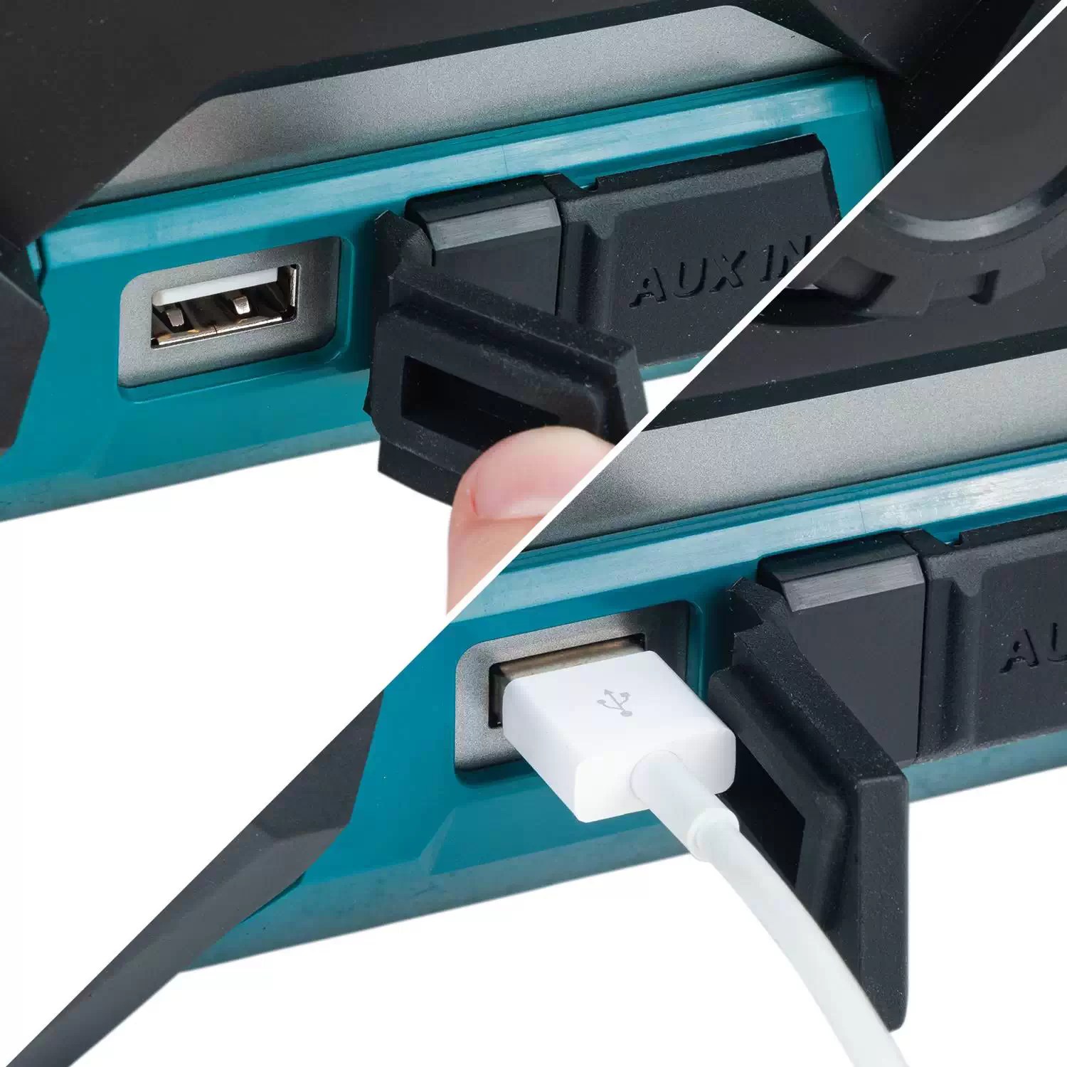 Makita MR002G 12-40V Max CXT LXT XGT Cordless Bluetooth Jobsite Radio With AC Adapter - Tool Only