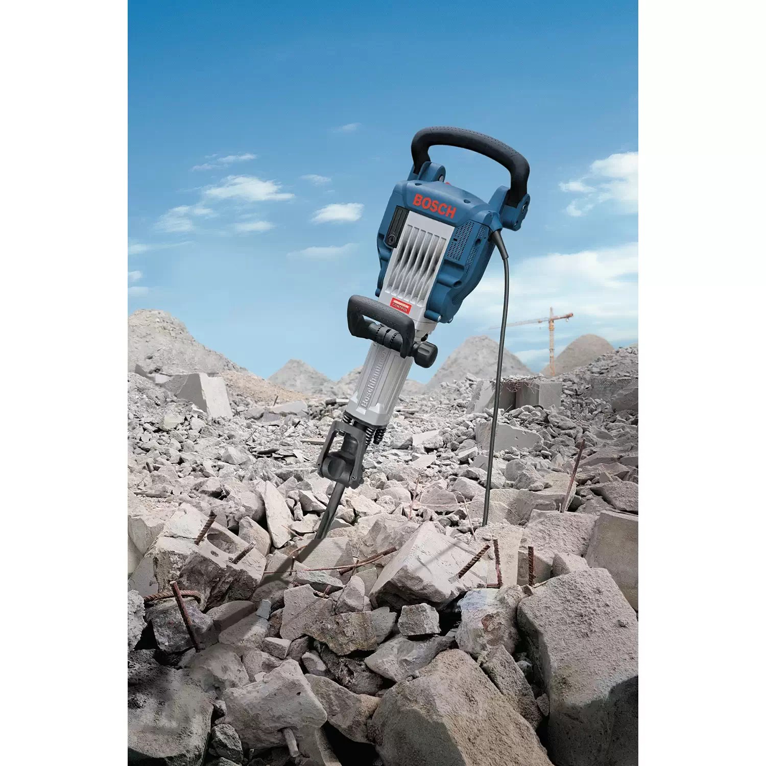Bosch 11335K Corded 1-1/8" Hex Jack Breaker Hammer Kit, 120V 15A