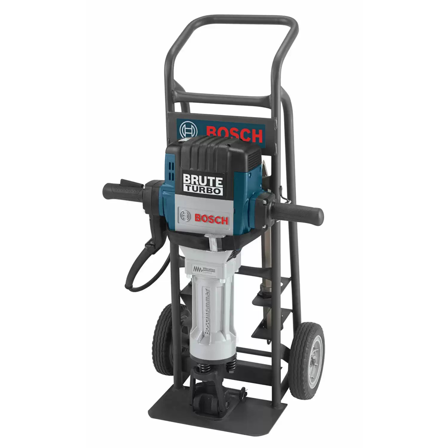 Bosch BH2770VCD Corded 1-1/8" Brute Turbo Breaker Hammer Deluxe Cart Kit 120V 15A