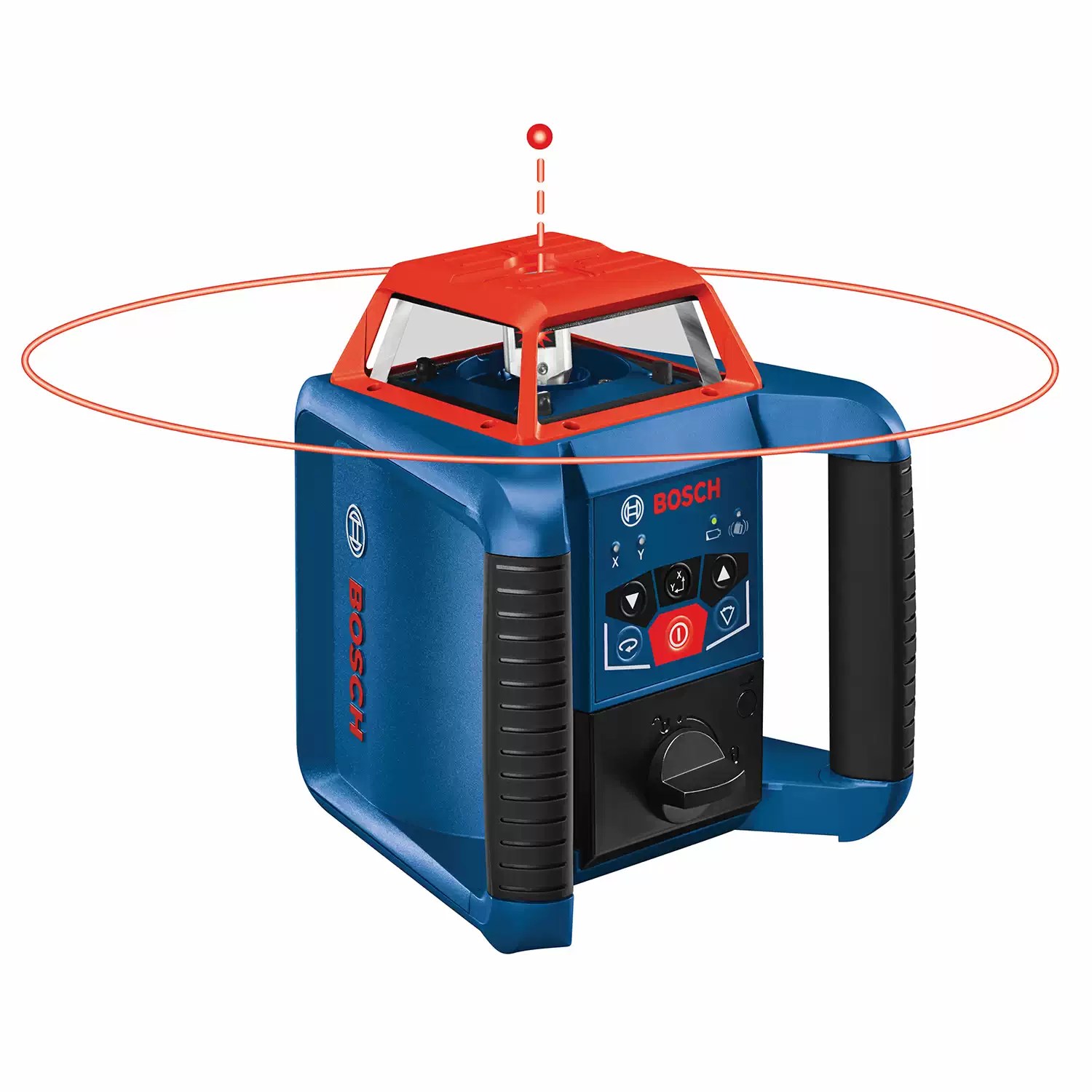 Bosch GRL2000-40HVK REVOLVE2000 Self-Leveling Horizontal / Vertical Rotary Laser Kit - Accuracy ±1/16" at 100'