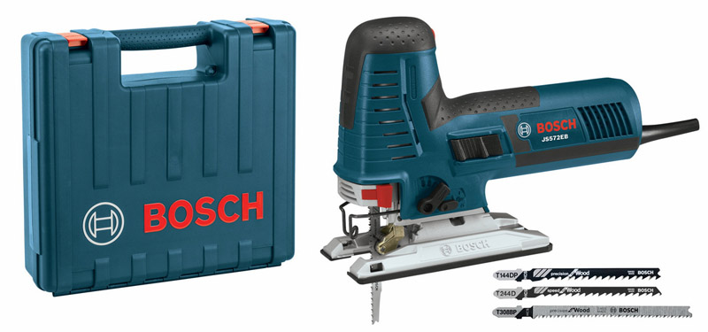 Bosch JS572EBK Corded Barrel Grip Variable Speed Orbital Jig Saw (1) Case, 120V 7.2A