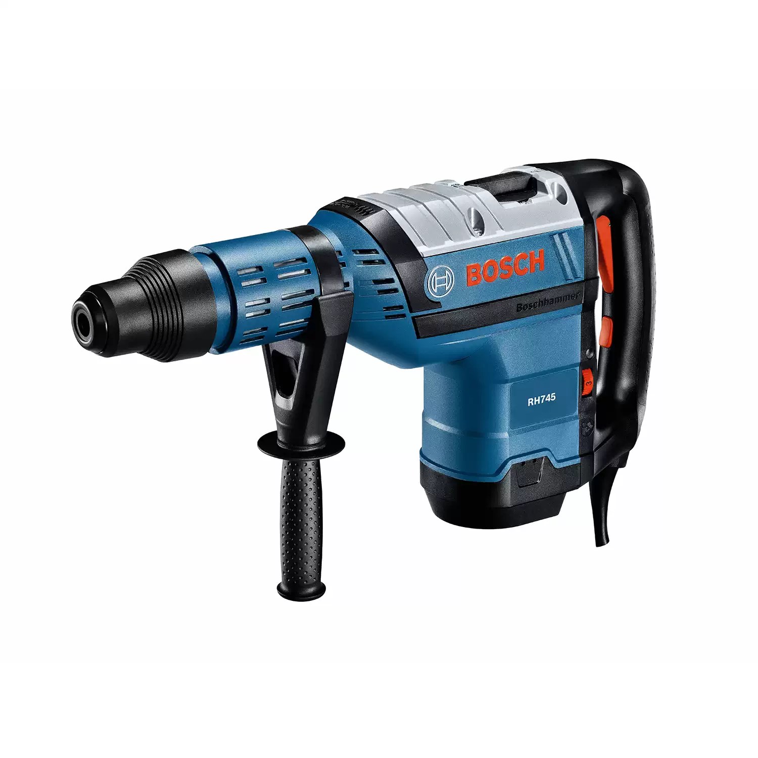 Bosch RH745 Corded 1-3/4" 2-Mode Variable Speed SDS-Max Rotary Hammer, 120V 13.5A