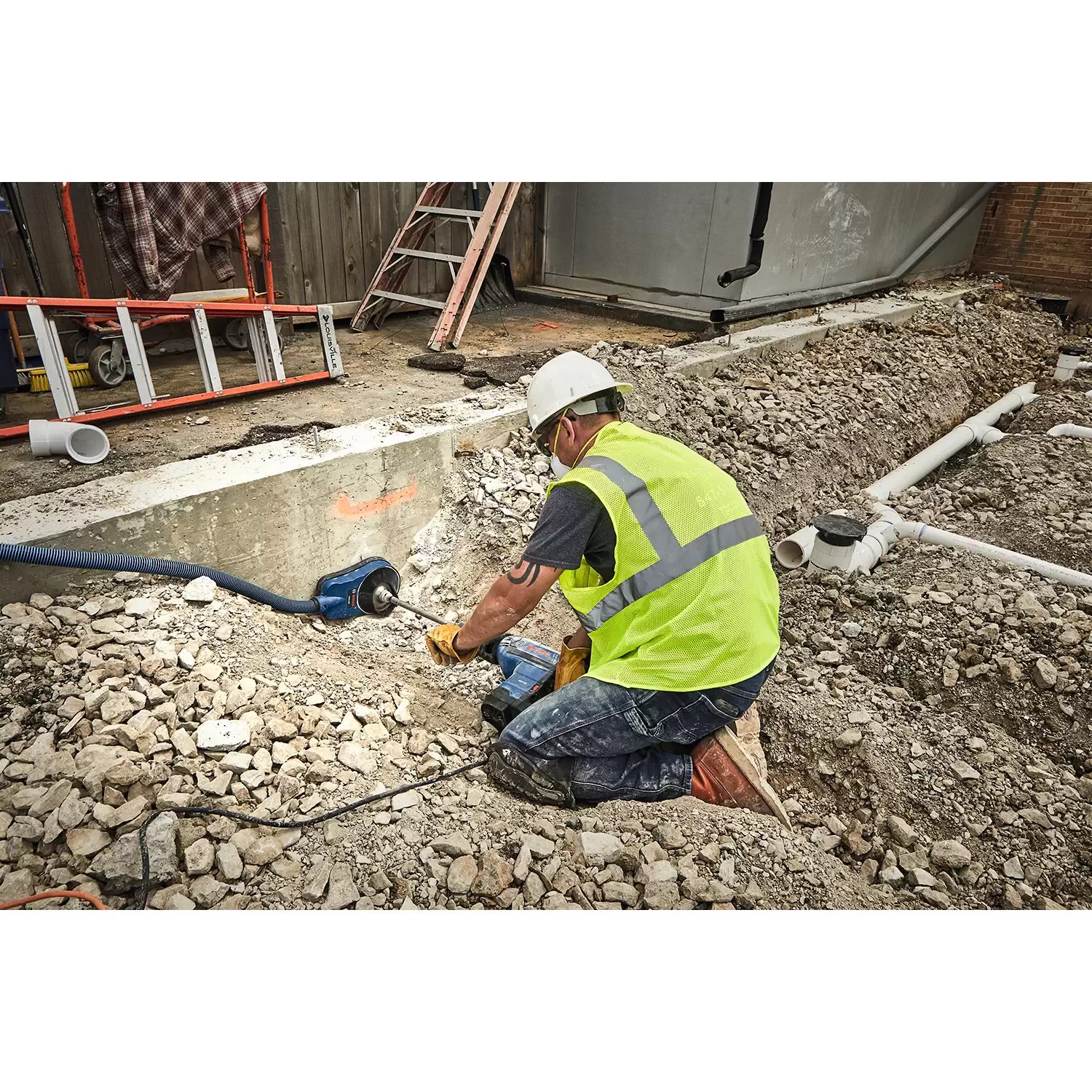 Bosch RH745 Corded 1-3/4″ 2-Mode Variable Speed SDS-Max Rotary Hammer, 120V 13.5A