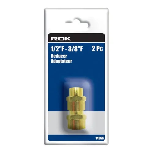 ROK 14266 REDUCERS 3/8 IN.X 1/2 IN. 2PC