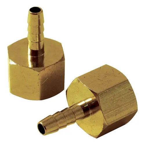 ROK 14280 HOSE BARB 3/8F - 1/4 2PC