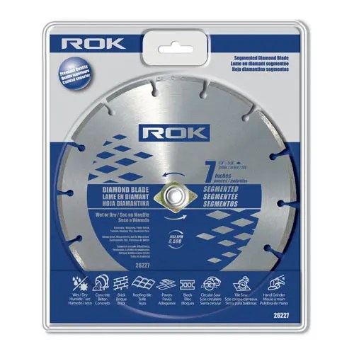 ROK 26227 7" Segmented Diamond Blade