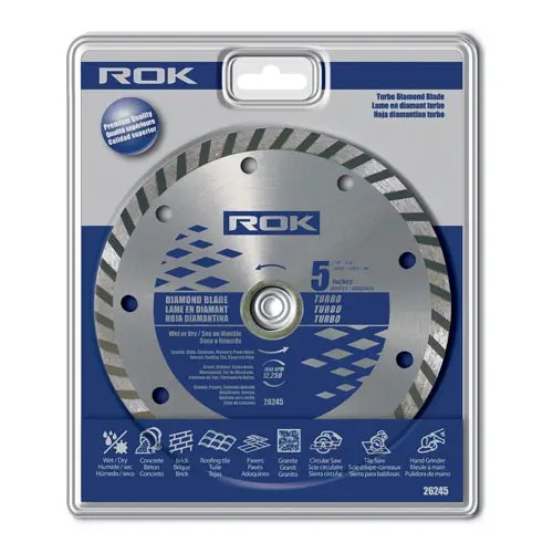 ROK 26245 5 INCH  TURBO DIAMOND BLADE