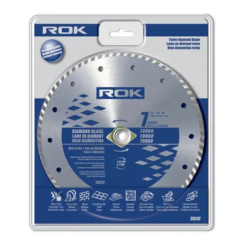 ROK 26247 7 INCH TURBO DIAMOND BLADE